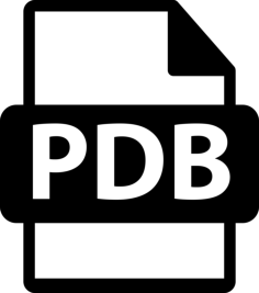 Pdb Icon File Format Line Art Svg Vector, Free Vectors File